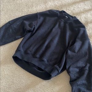 lululemon X SoulCycle mock neck sweatshirt size 6